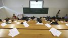 Examen de Lingua Galega e Literatura de la PAU en la Facultade de Xornalismo de Santiago