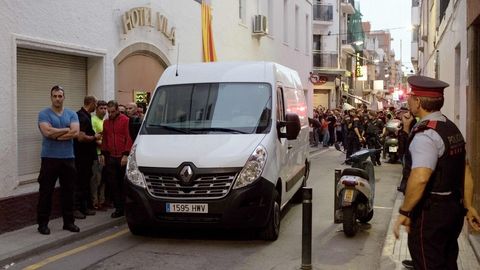 Huelga general en Catalu�a.
