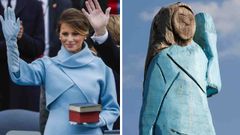 La escultura de Melania Trump en Eslovenia