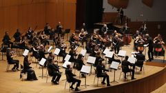 La Orquesta Sinf�nica de Galicia, en su primer concierto abierto al p�blico tras el confinamiento 