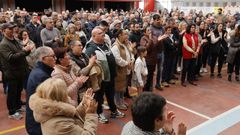 Concentracin contra la okupacin de viviendas, en Xove