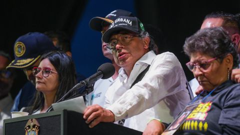 El presidente colombiano Gustavo Petro