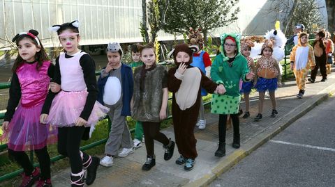 Fiestas de carnavales en los colegios de Barbanza