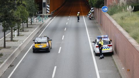 Huelga en Catalu�a. Carreteras cortadas