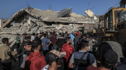 Paso de Rafah, por donde pasar�n los camiones de ayuda humanitaria, el mi�rcoles