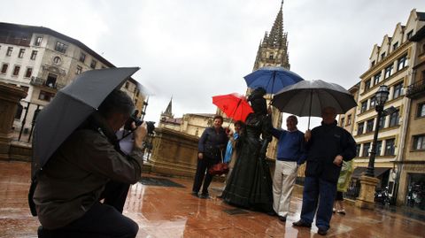 Turistas en Oviedo