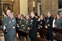 Imagen de la celebraci�n de la misa del d�a del PIlar en la concatedral. 
