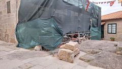 Obras en la Casa Barroca de Combarro