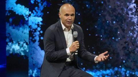 Andrs Iniesta, en la gala de los Princesa de Girona