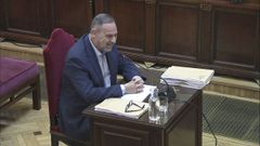 Captura de la se�al de Tribunal Supremo en la que aparece el exministro Jos� Luis �balos, durante su �ltimo alegato en el juicio del caso Mascarillas.