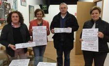 C�ritas y BBVA presentaron ayer la Loter�a, que se vender� en participaciones de 5 euros, uno para C�ritas.