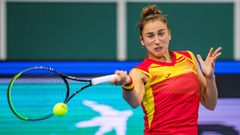 Sorribes, en el partido contra Danielle Collins