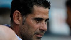 Hierro durante un partido de pretemporada