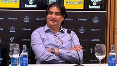 El director de f�tbol del Celta, Marco Garc�s.