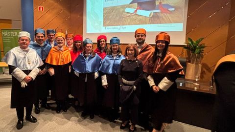 Acto oficial de graduaci�n de Aeron�utica, en el campus de Ourense