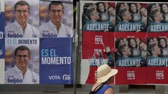 Carteles electorales en Gij�n