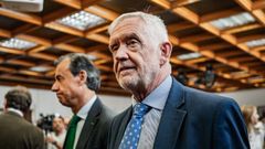 El Director Adjunto Operativo de la Guardia Civil, Manuel Llamas, durante su comparecencia en el Senado, el pasado 17 de julio.