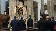 La Virgen de Dolores, en una imagen de archivo del septenario en San Juli�n