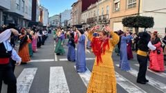 Buen tiempo y muchos disfraces el Martes de Carnaval en Monforte
