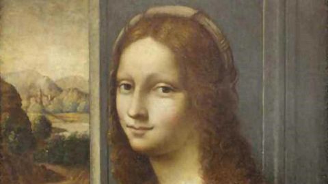 Detalle del lienzo �Ritratto di dama con pelliccia�