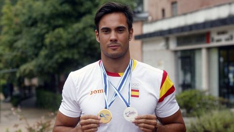 Rodrigo Germade. Tambin gan el oro europeo y la plata mundial con el K4 500 de Toro. Un barco que aspira a todo.