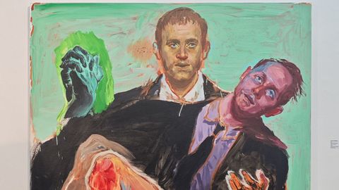 Una obra de la pintora Juana Gonz�lez.