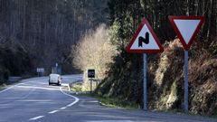 El accidente se produjo en el kil�metro 79 de la carretera LU-862, en un punto entre O Folgueiro y San Rom�n