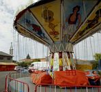 Ya se est�n instalando las atracciones en la zona. 