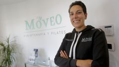 F�tima Fontenla, fisioterapeuta en una cl�nica de A Coru�a