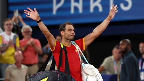 Nadal tras su derrota en el torneo de dobles de los Juegos de Par�s 2024
