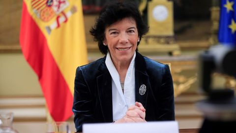 La ministra de Educacin, Isabel Cela