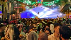 Entroido en la plaza de Santa Eufemia