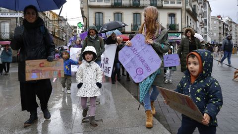 As se vivi el 8M en Pontevedra.