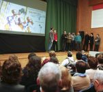 Proxecci�n de cortos no Chanfaina Lab