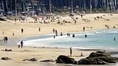 Imagen de archivo de la playa de Samil