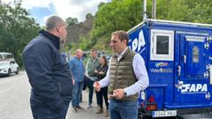 Adri�n Pumares en la salida del rally de la Subida al Fito.