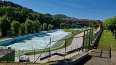 Las piscinas de Oira,en Ourense.