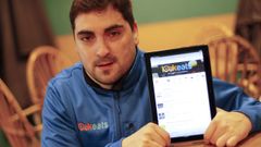 H�ctor Dur�n, uno de los empleados de la firma de Ferrol que este jueves empezar� a funcionar en Lugo