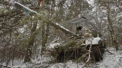 Un combatiente ucraniano en J�rkov