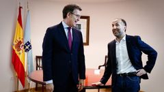 Feijoo y J�come, en su primer encuentro oficial