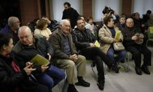 Vecinos de Palavea en el Dillo Ti que tuvo lugar en el barrio el pasado mes de febrero. 