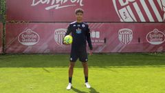 Leandro Antonetti, jugador puertorrique�o del Club Deportivo Lugo - Polvor�n. 