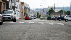 Calle Pardo Bazán en As Pontes
