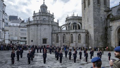 Actos de la Guardia Real en Lugo: desfile en Santa Mar�a