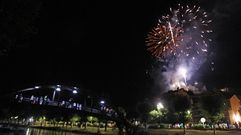 La noche del d�a grande de las fiestas de Monforte