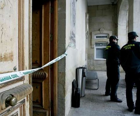 El intento de robo fue detectado al mediod�a del s�bado.