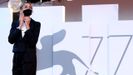 La actriz italiana Anna Foglietta, ayer en la Mostra de Venecia, donde ejerce este mi�rcoles como presentadora de la ceremonia de apertura del certamen