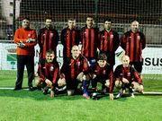 Equipo de la Escola de Lal�n que participa en la liga de F7. 