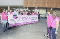 Una de las concentraciones convocadas por Bumei contra la violencia de g�nero. 