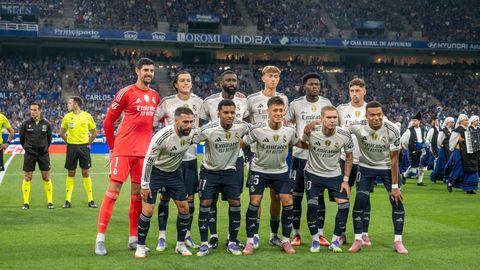 Las mejores im�genes del Real Oviedo ante el Real Madrid